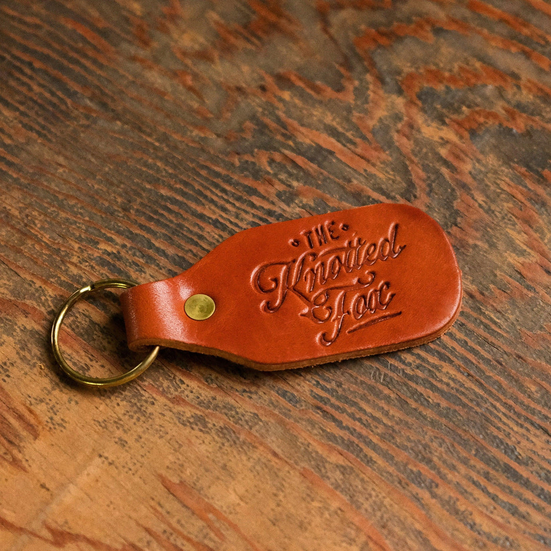 custom leather key fob