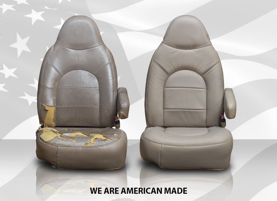 oem leather seat replacement cover