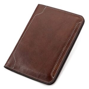 custom leather passport holder Material