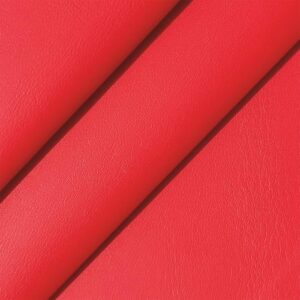 red fake leather fabric Material