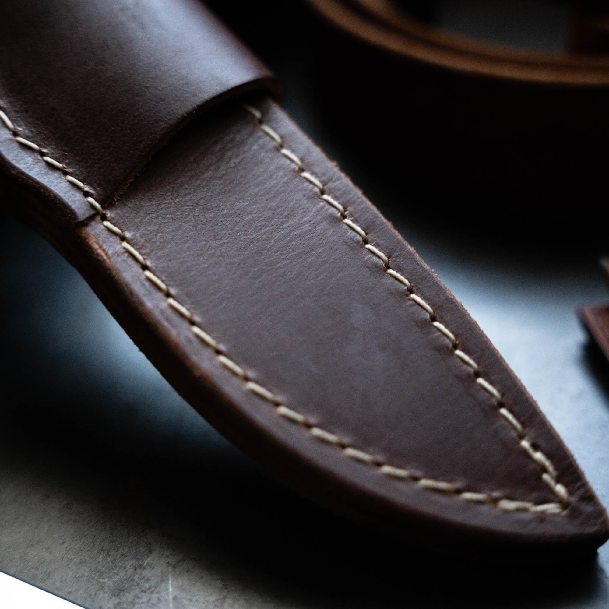 custom leather sheath Material