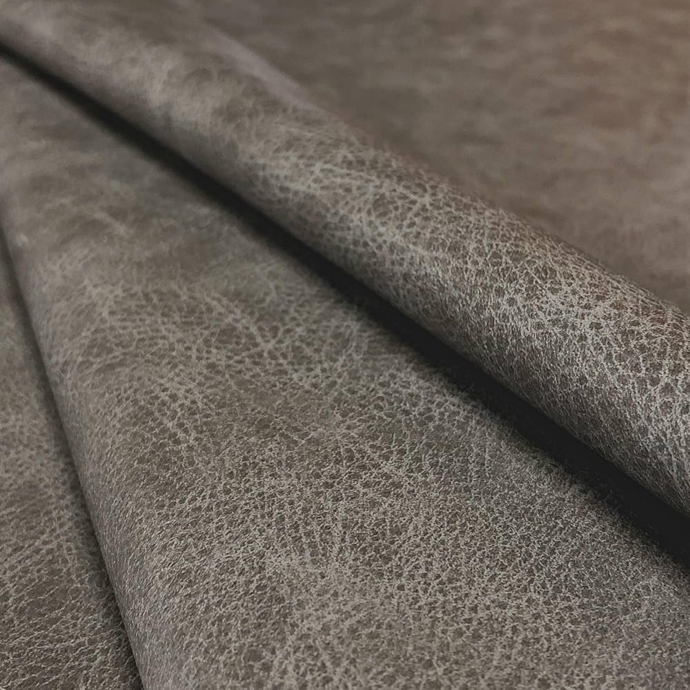 grey leather fabric