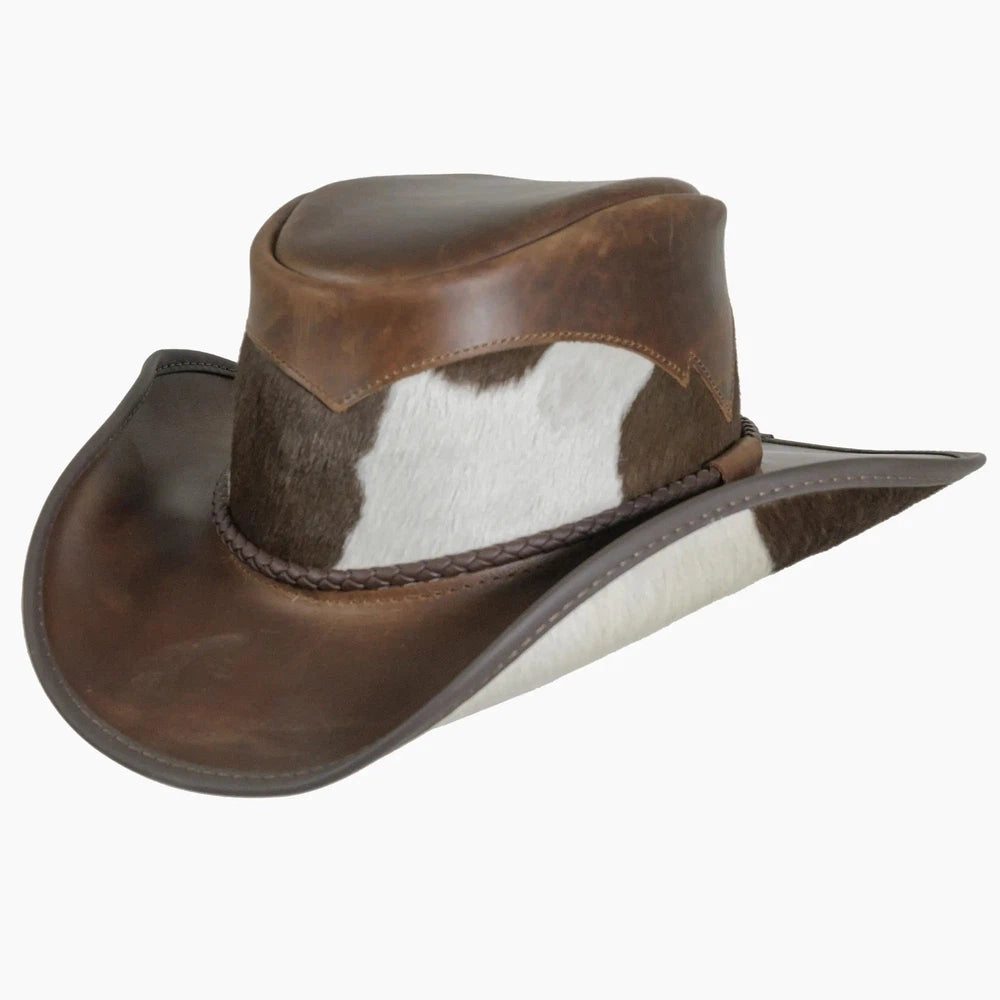 custom leather cowboy hats Material