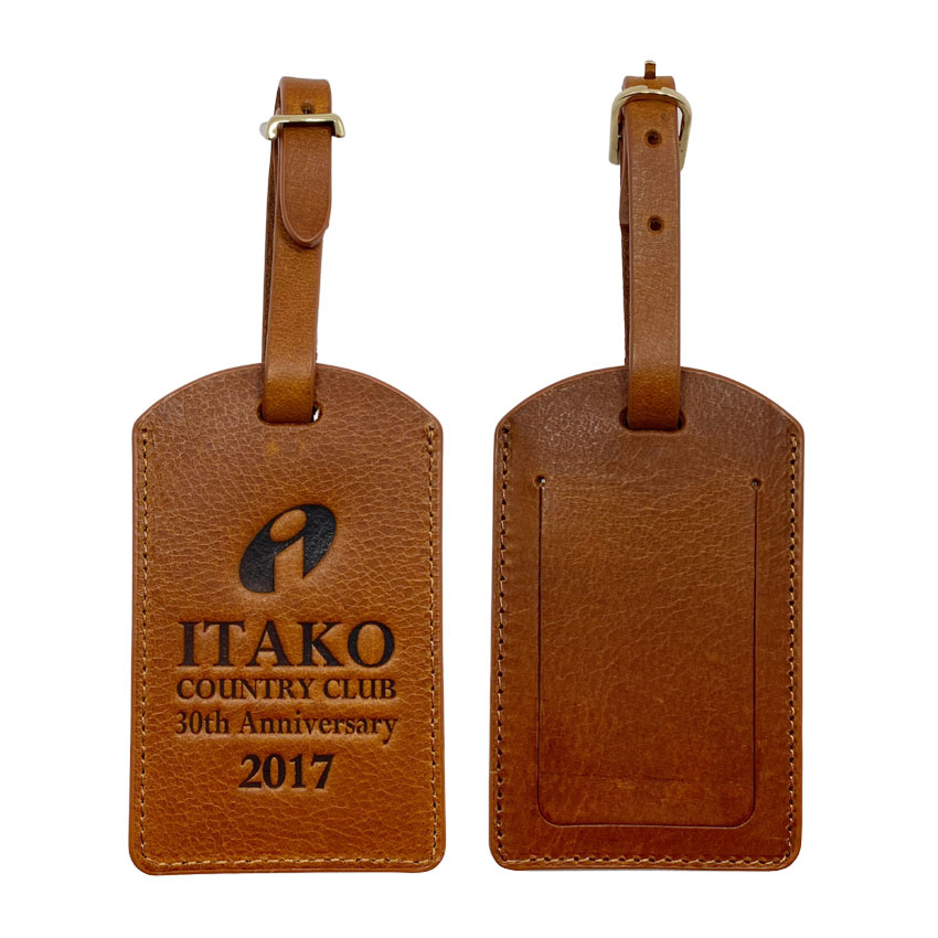 custom leather luggage tags