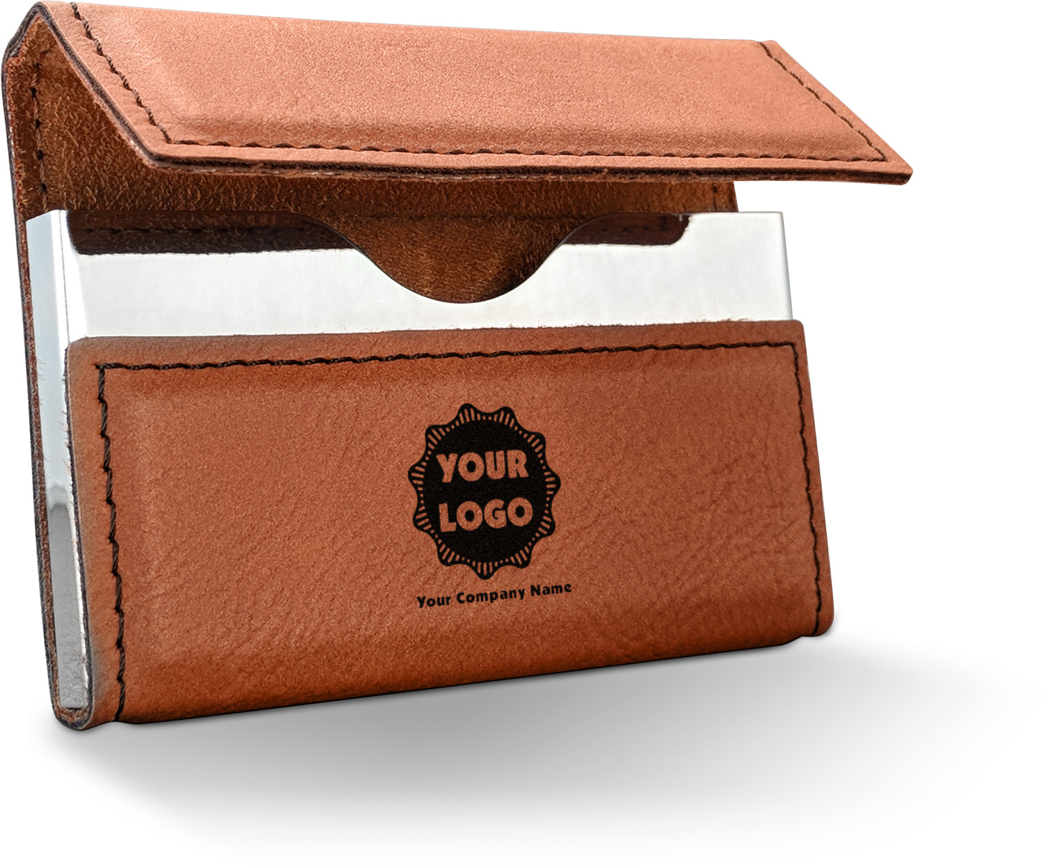 custom leather business card holder Material