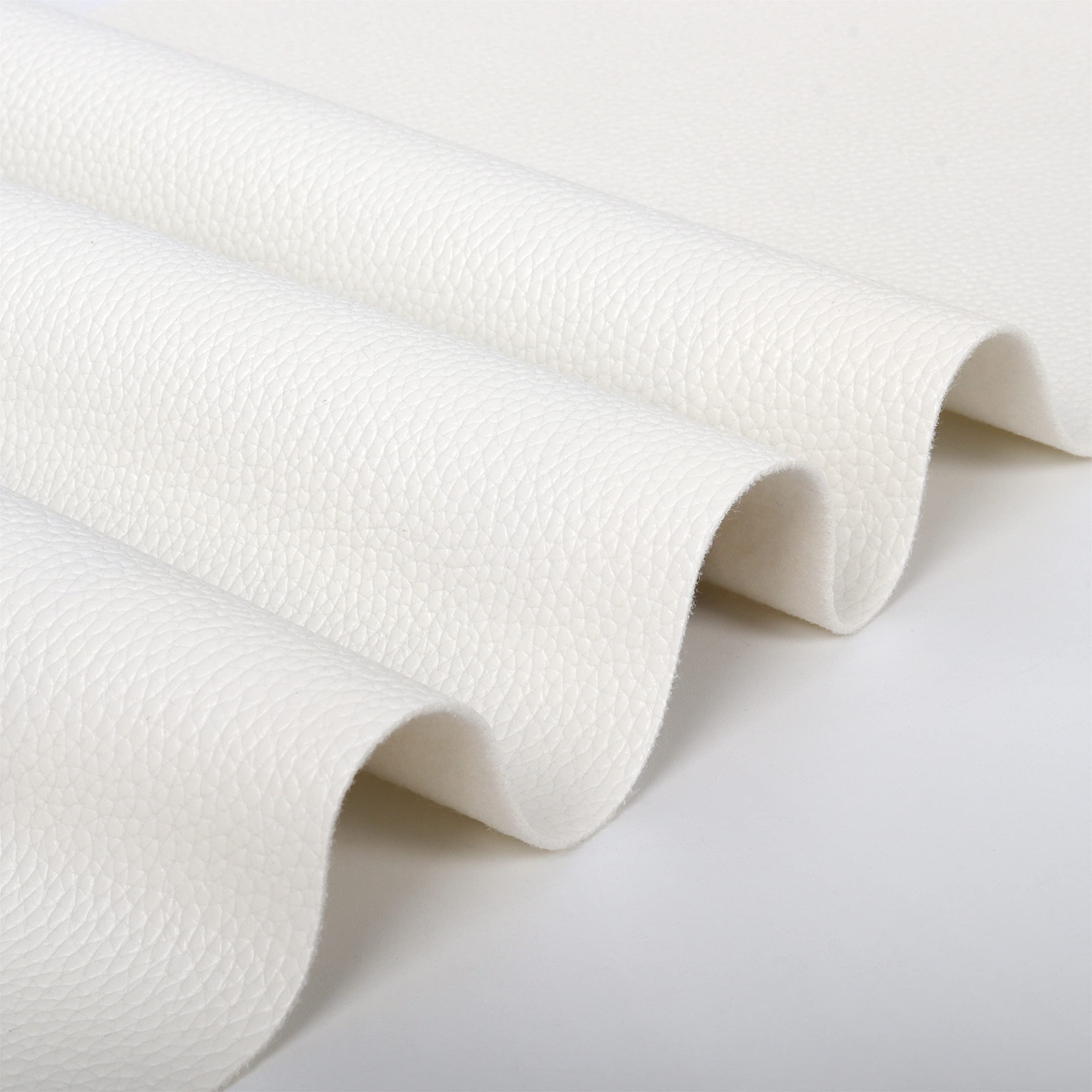 white leather fabric