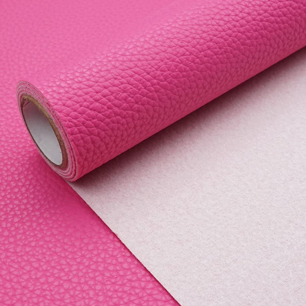 pink leather fabric