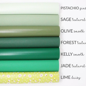 olive green leather fabric