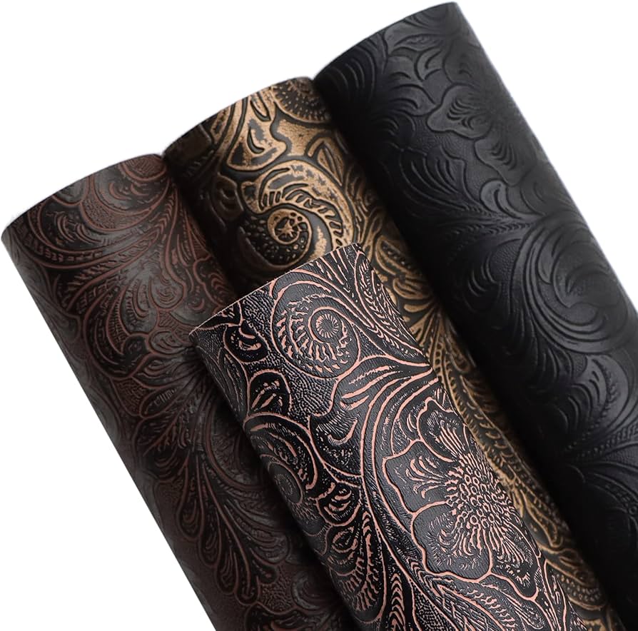 printed leather fabric