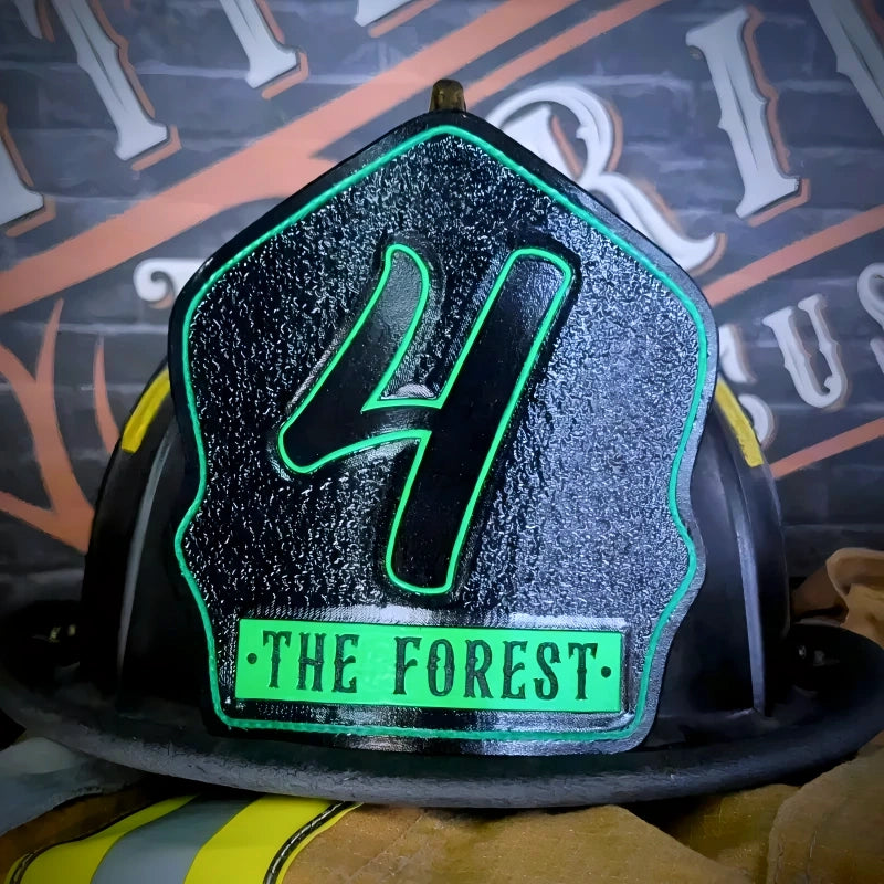 custom leather fire shields