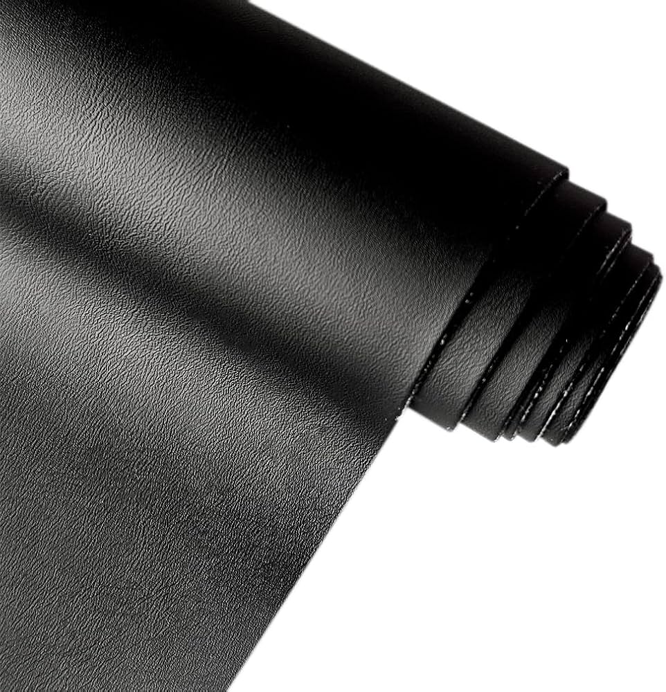 black faux suede fabric