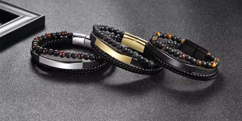 custom made leather bracelets