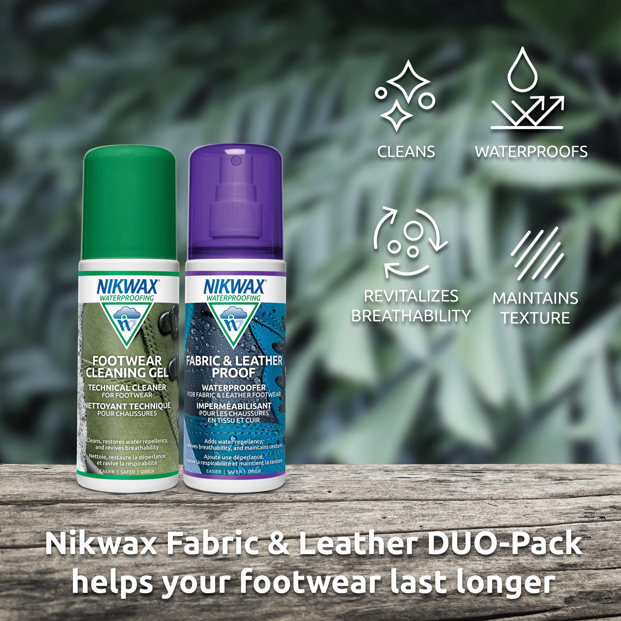 nikwax fabric & leather proof