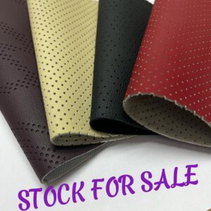 perforated leatherette Material