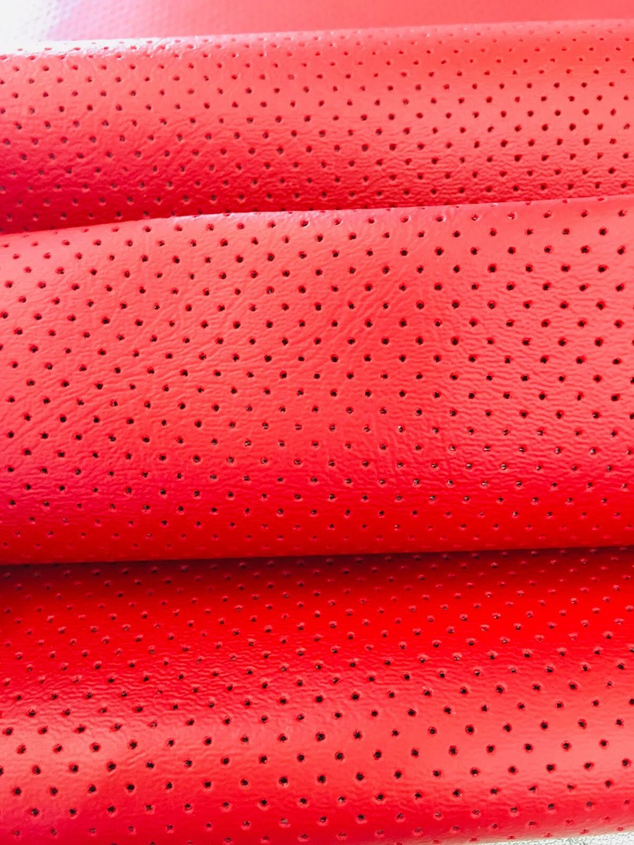 perforated leatherette