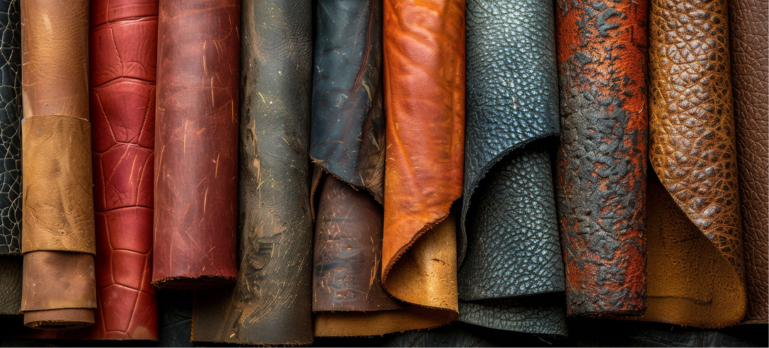 what are the different kinds of leather