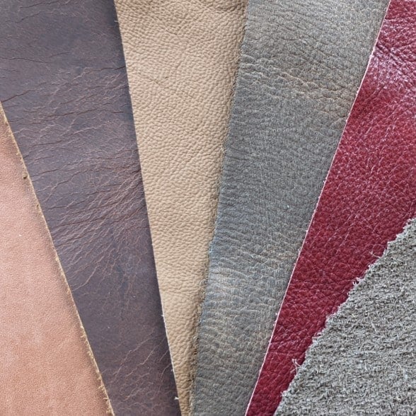 what are the different kinds of leather