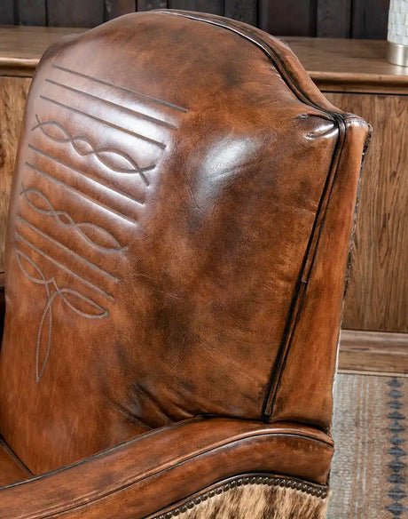 custom leather recliner
