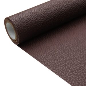 brown faux leather fabric Material