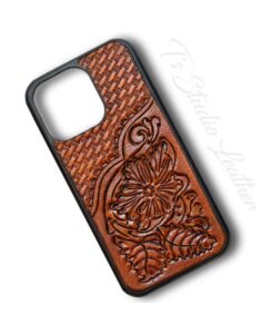 custom leather phone case Material