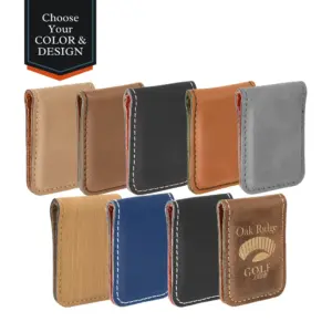 custom leather money clips Material