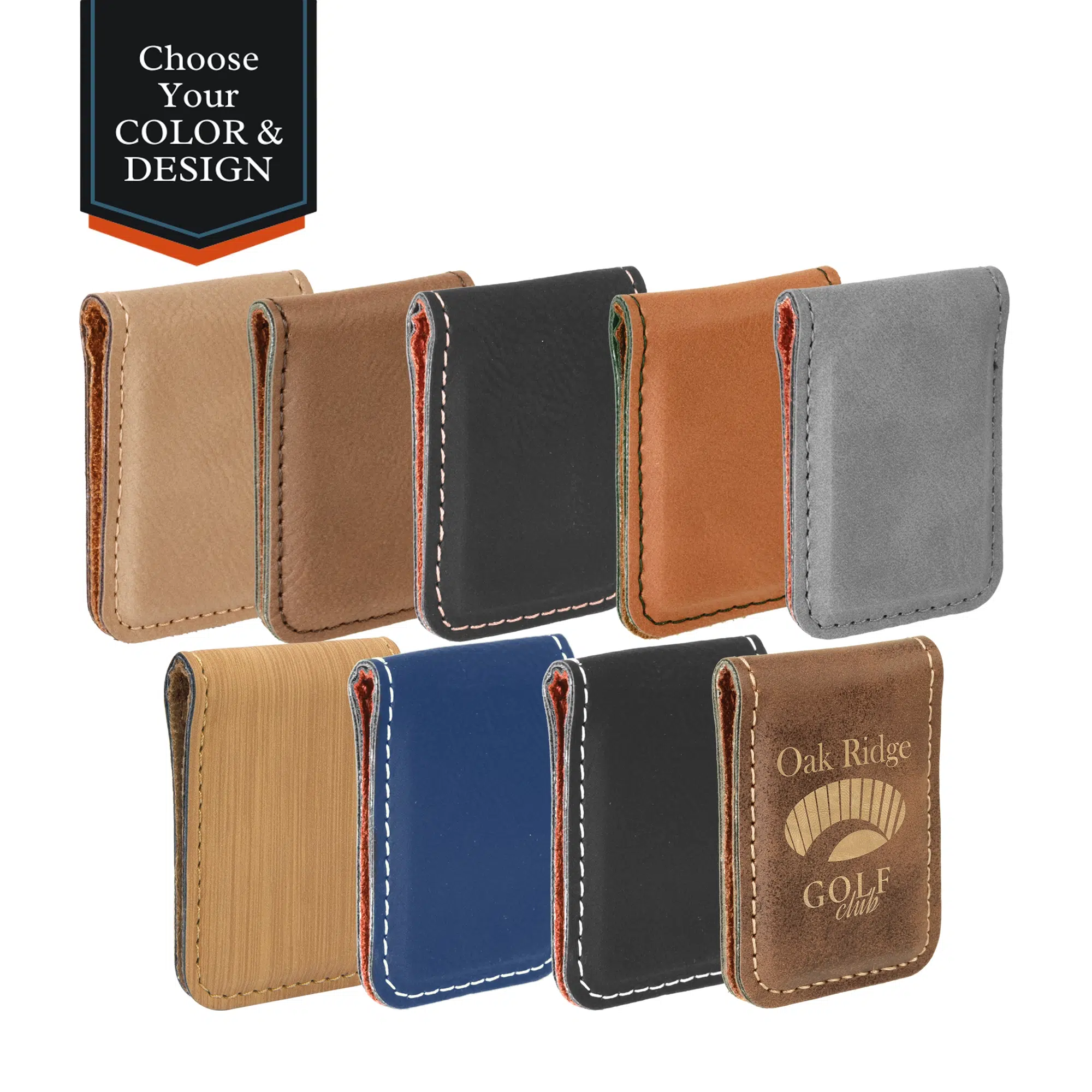 custom leather money clips Material