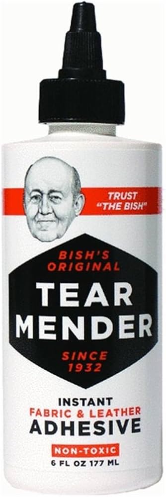 tear mender instant fabric and leather adhesive