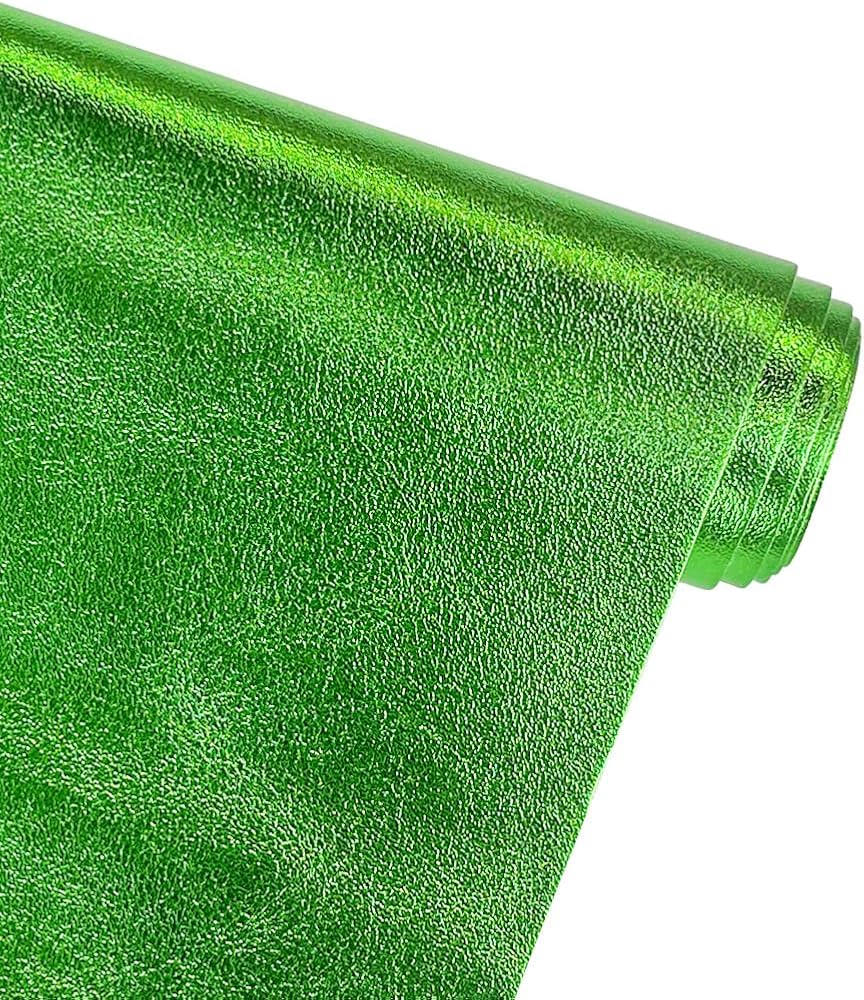 green leather fabric