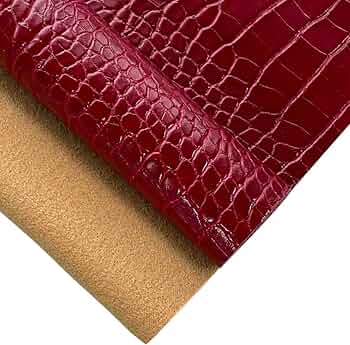 embossed leather fabric Material