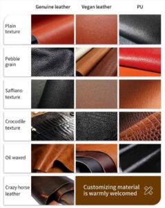 custom leather bands Material