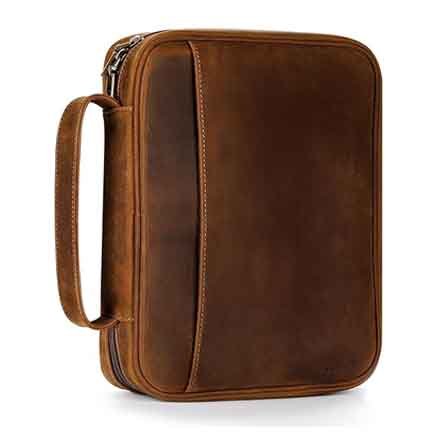 custom leather bibles Material