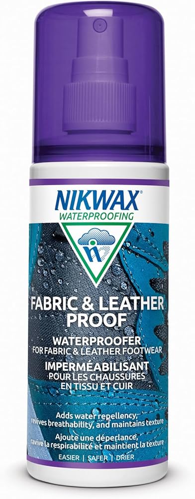 nikwax fabric and leather proof