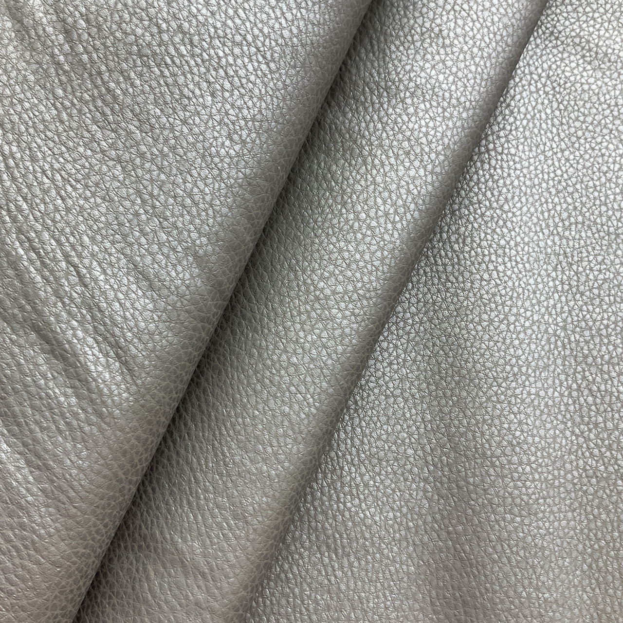 gray leather fabric