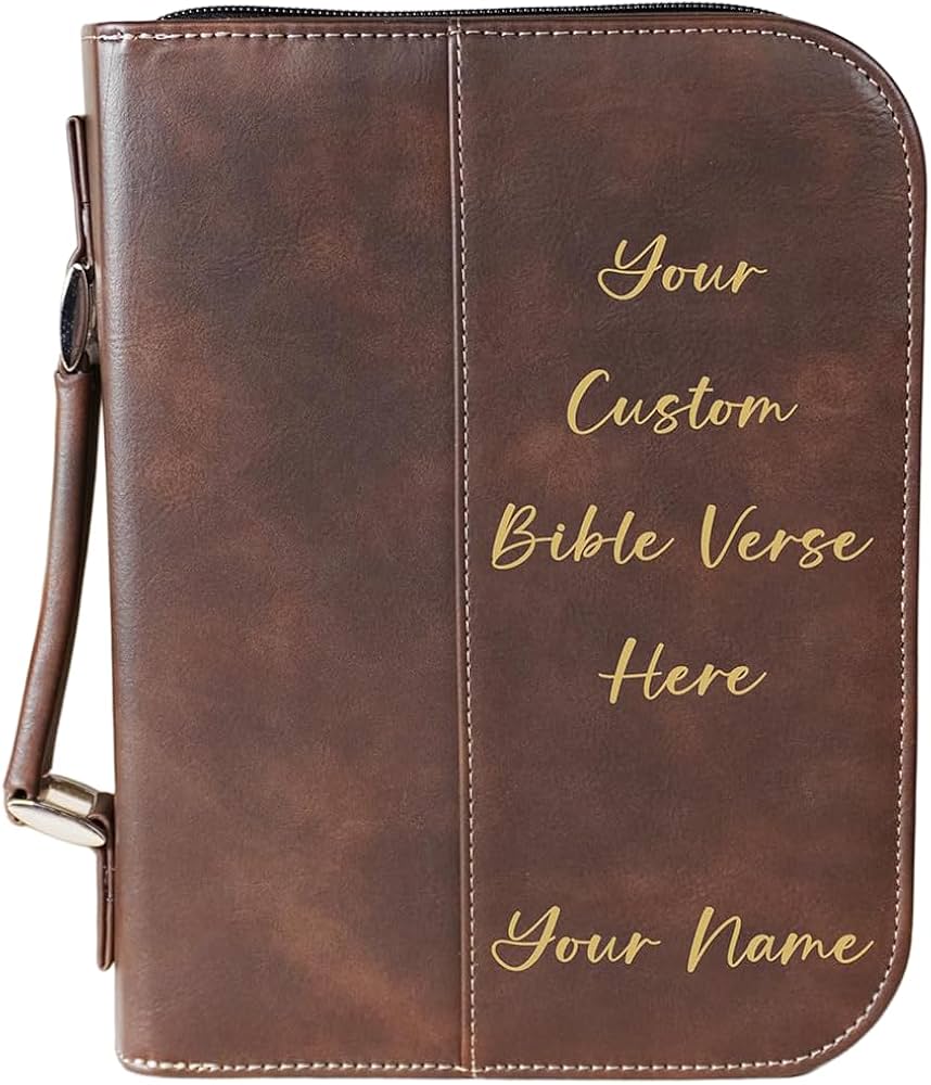 custom leather bible covers