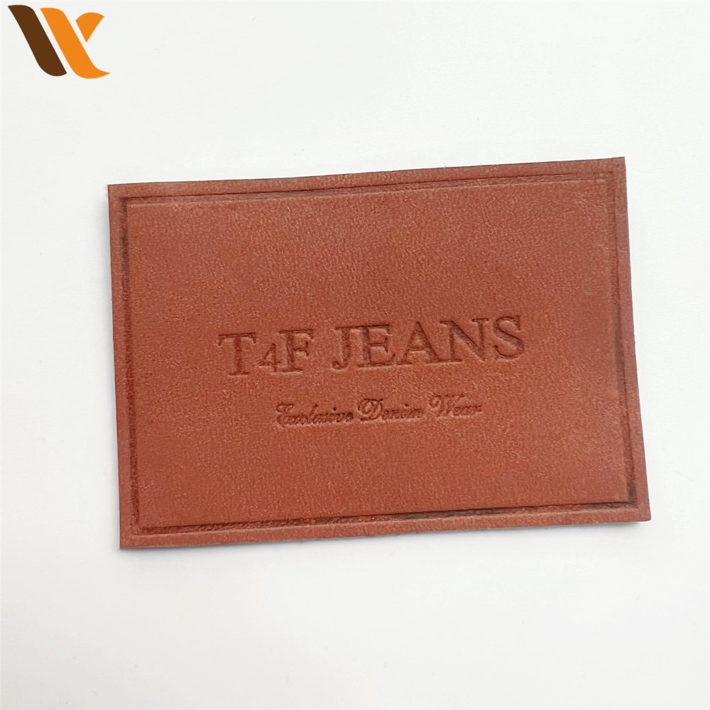 custom leather labels