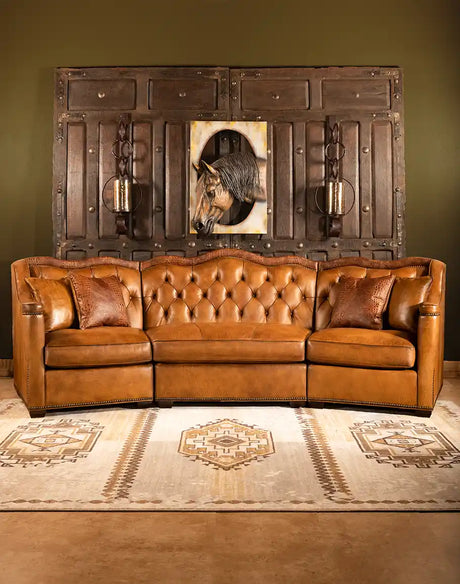 deals on leather loveseats