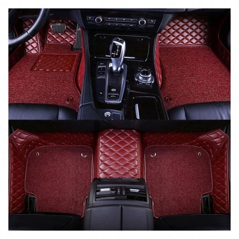 custom leather floor mats Material