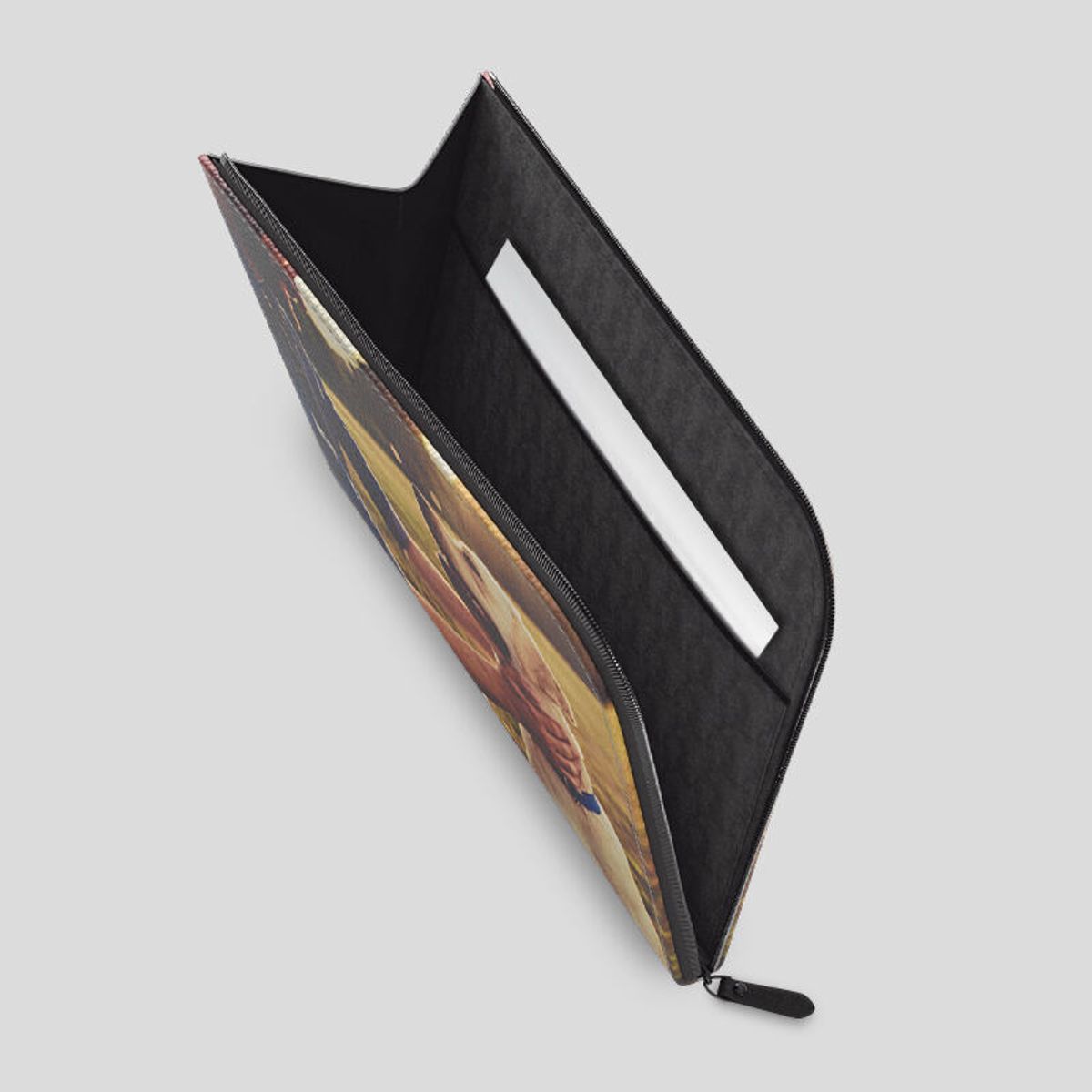 customized leather portfolio Material