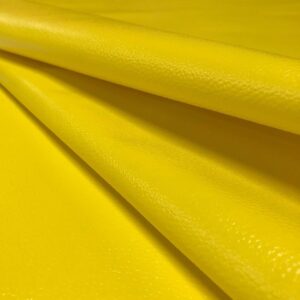 yellow faux leather fabric Material