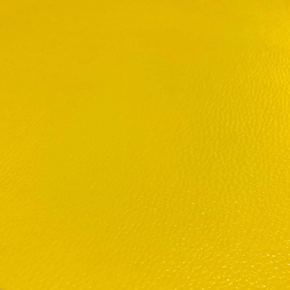 yellow faux leather fabric